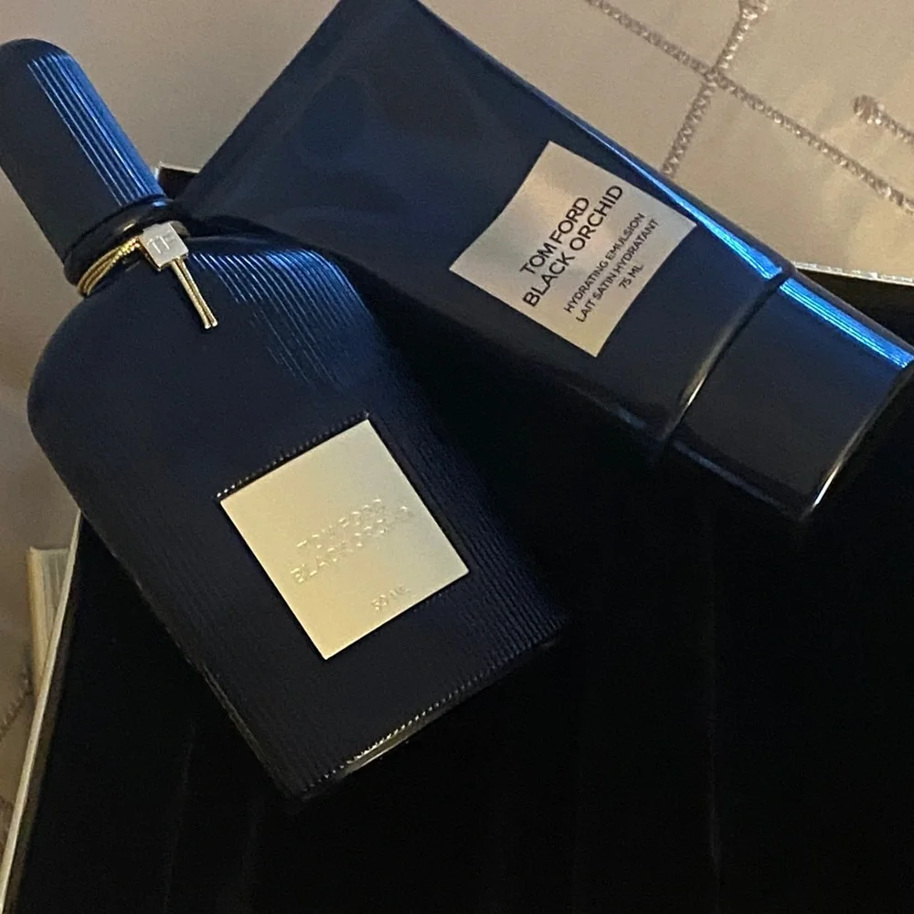Tom Ford Black and Gold  Duo Set Exclusive Set New in Box no tags
